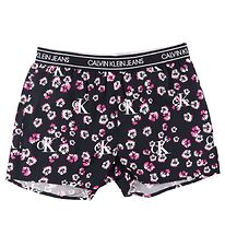 Calvin Klein Shorts - Schwarz m. Blumen