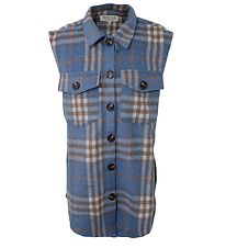 Hound Väst - Plaid - Ljusblå m. Rutor