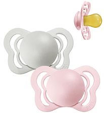 BIBS Supreme+ Pacifiers - 2-Pack - Size 2 - Symmetrical - Haze/B