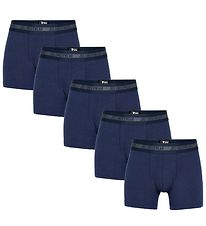JBS Boxer nærbuxur - 5 Pakki - Bambus - Dökkblátt