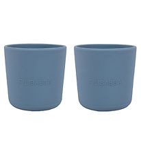 Filibabba Cup - 2-pack - Silicone - Powder Blue