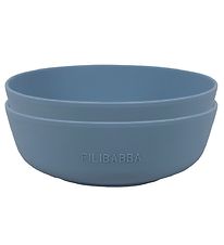 Filibabba Bowl - 2-pack - Silicone - Powder Blue
