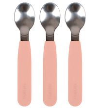 Filibabba Spoons - 3-Pack - Silicone - Peach