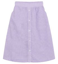 Grunt Skirt - Joan Chack Midi - Light Purple Checkered