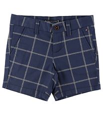 Tommy Hilfiger Shorts - Chino - Marinblå m. Rutor