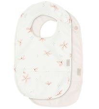 Cam Cam Bib - 2-Pack - Windflower Cream/Blossom Pink