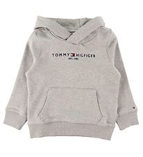 Tommy Hilfiger Kapuzenpullover - Essential - Organic - Graumelie