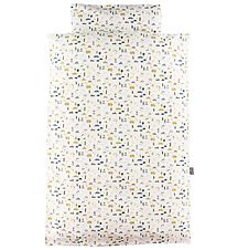 Nrgaard Madsens Duvet Cover - Adult - White w. Small Cars and T