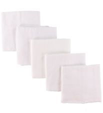 Nrgaard Madsens Muslin Cloths - 70x70 cm - 5 pcs - White