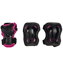 Rollerblade Protective Kit - Skate Gear Jr - Black w. Pink