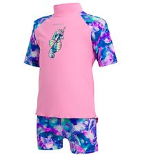 Speedo Badset - UV40 + - Rosa /Spearmint m. Enhörning