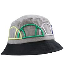 Ellesse Bucket Hat - Pinala - Grey Melange/Black w. Logos