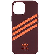 adidas Originals Suojakuori - iPhone 12 Pro Max - Maroon/Solar O