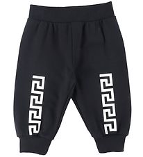 Versace Sweatpants - Logo Greca - Black