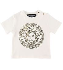 Versace T-shirt - Medusa - White/Gold