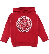 Versace Kapuzenpullover - Medusa - Rot/Wei