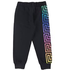 Versace Sweatpants - Greca - Svart/Flerfärgad