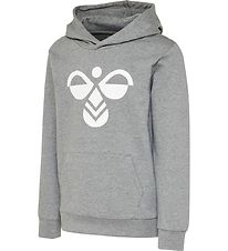 Hummel Hoodie - Cuatro - Grey Melange