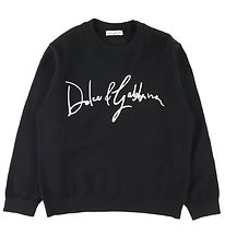 Dolce & Gabbana Pullover - Wolle - DNA - Schwarz