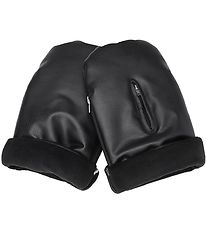 KongWalther Pram Gloves - Østerbro - Faux Fur Black Night