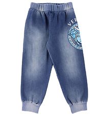Versace Pantalon de Jogging - Bleu Denim av. Mduse