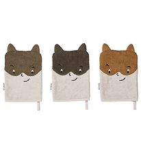 Liewood Gant de toilette - 3 Pack - Sylvester - Superhero Multi