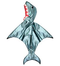 Meri Meri Costume - Cloak - Shark - Blue Metallic