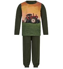 Minymo Pyjama Set - Liningest Night w. Tractor
