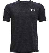 Under Armour Stuttermabolur - Tech 2.0 - M eyðimörk grár