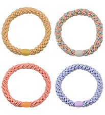 Kknekki Hair Accessory - 4-Pack - Pink/Purple/Yellow/Glitter