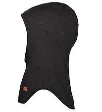 Melton Balaclava - Wool/Cotton - 2-layer - Black