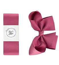 By Stær Baptism Ribbon w. Bow - Victorian Rose