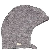 MarMar Baby Hat - Wool - Hoody - Grey Melange