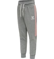 Hummel Sweatpants - hmlOnny - Grå/Rosa