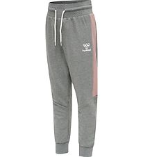 Hummel Joggingbroek - hmlOnny - Grijs/Roze