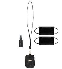 DAY ET Shoulder Bag - Bouclé Key Pouch - Black