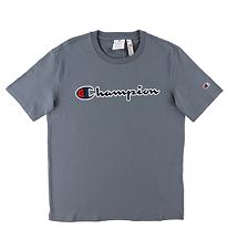 Champion Fashion T-paita - Harmaa, Logo