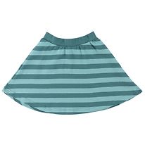 Katvig Skirt - Dark Turquoise w. Stripes