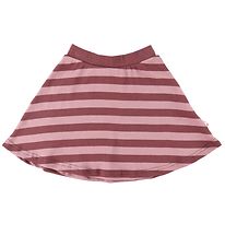 Katvig Skirt - Dark Pink w. Stripes