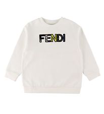 Fendi Sweatshirt - White w. Logo