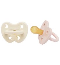 Hevea Pacifiers - 0-3 Mths. - 2-Pack - Natural Rubber - Powder P