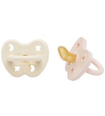 Hevea Pacifiers - 0-3 Mths. - 2-Pack - Natural Rubber - Powder P