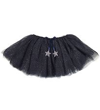 Mimi & Lula Tule rok - Navy m. sterren En zilver Stippen