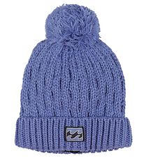 Billabong Beanie w. Pom-Pom - Knitted - Good Vibes - Vintage Blu