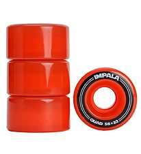 Impala Hjól - 4 Pakki - 58 mm - Rautt