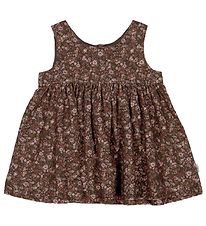 Wheat Kleid - Pinafore - Dark Army Flowers