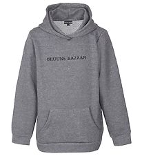 Bruuns Bazaar Kapuzenpullover - Dorthea - Grey