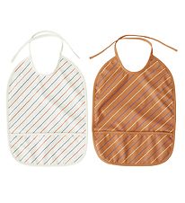 OYOY Kuolalappu taskulla - Pitk - 2 kpl - Striped - Pehme/Cara