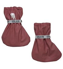 CeLaVi Outdoor Footies. Fleece - PU - Rose Brown