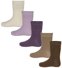 Minymo Chaussettes - 5 Pack - Multi - Trs Grape